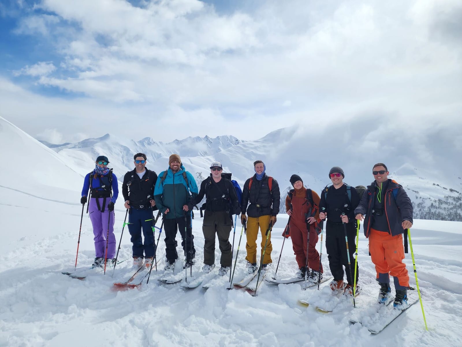 Ski touring in Svaneti